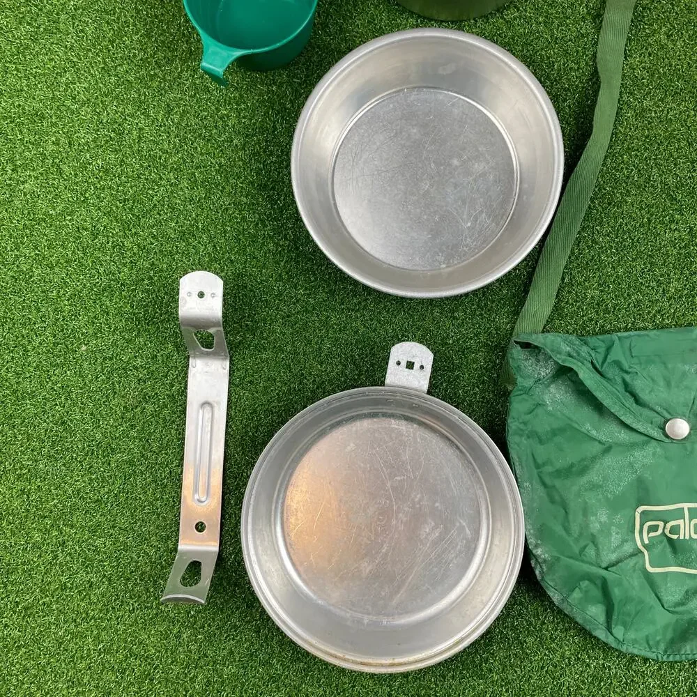 Vintage Palco Aluminum Scouting Camping Mess Kit 6Pc
